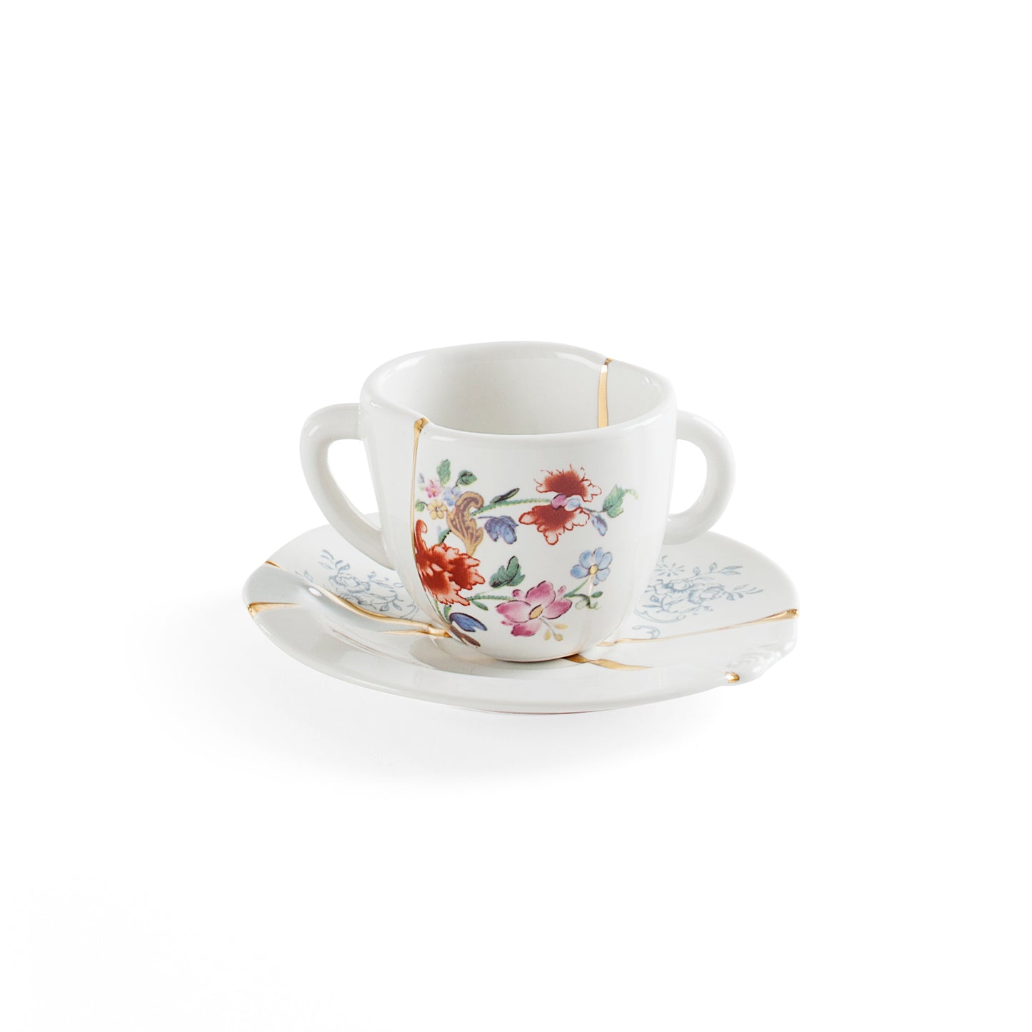 KINTSUGI COFFEE CUP WITH SAUCER - 09641 N.1