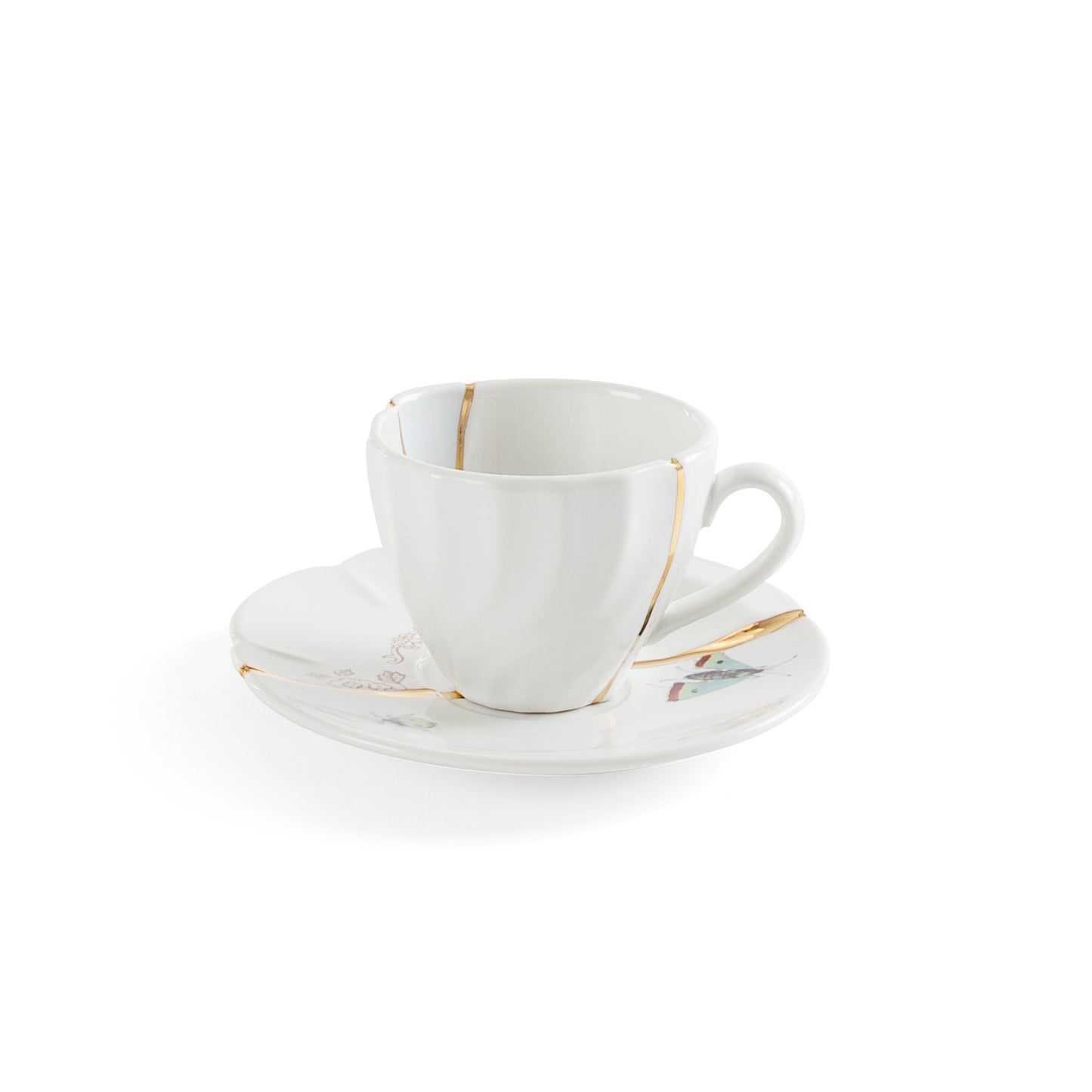 KINTSUGI COFFEE CUP WITH SAUCER - 09642 N.2