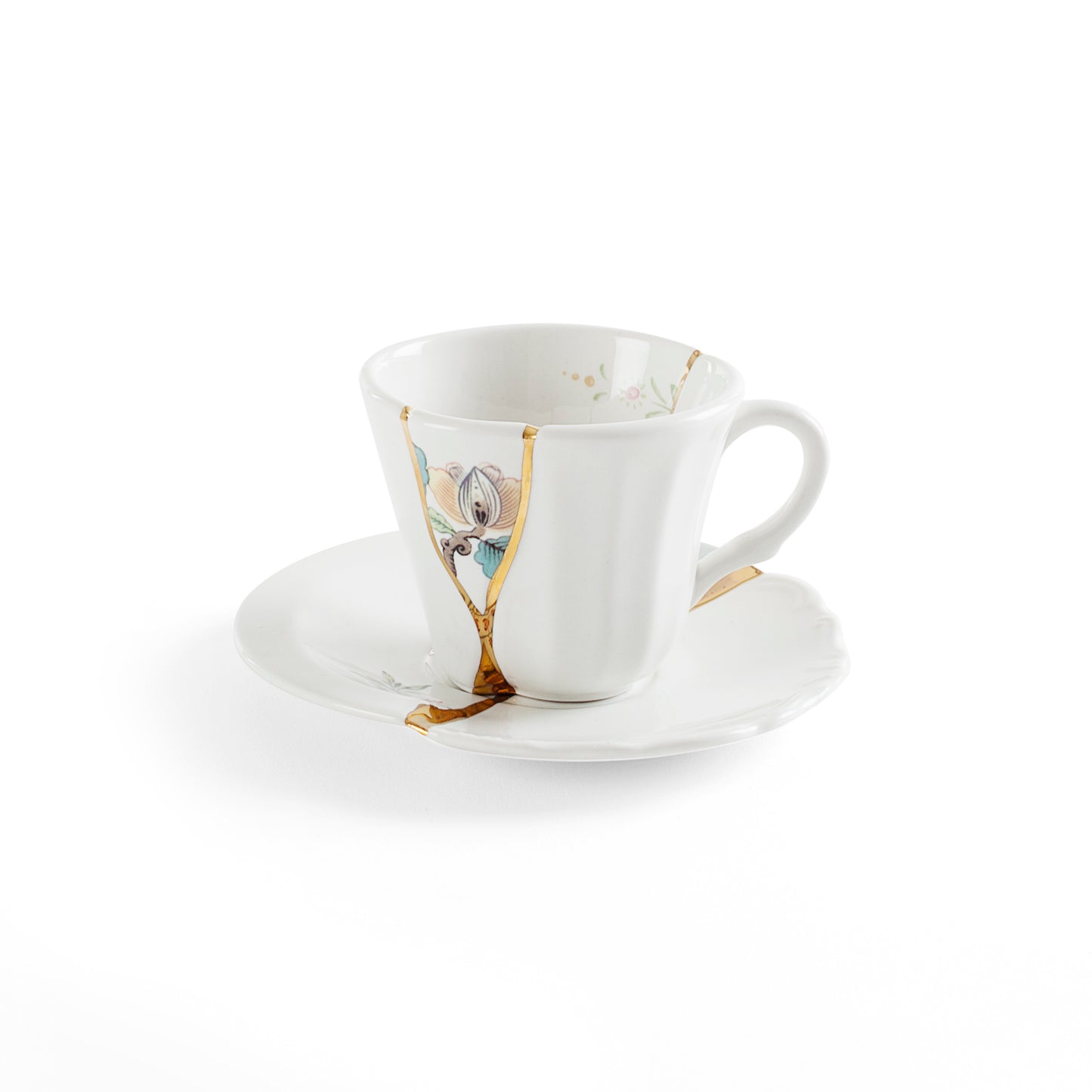 KINTSUGI COFFEE CUP WITH SAUCER - 09643 N.3
