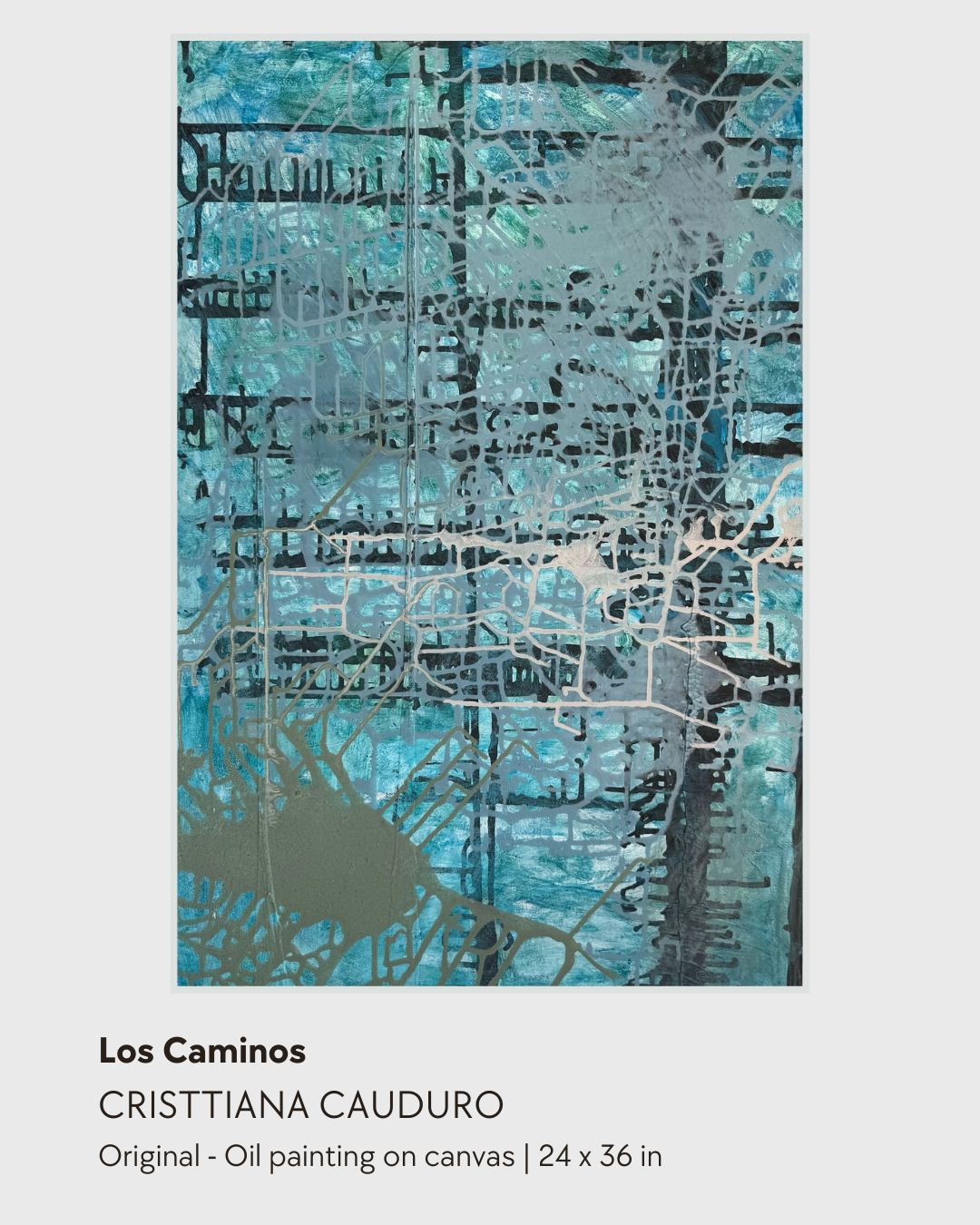 LOS CAMINOS - Original - Oil Painting on Canvas