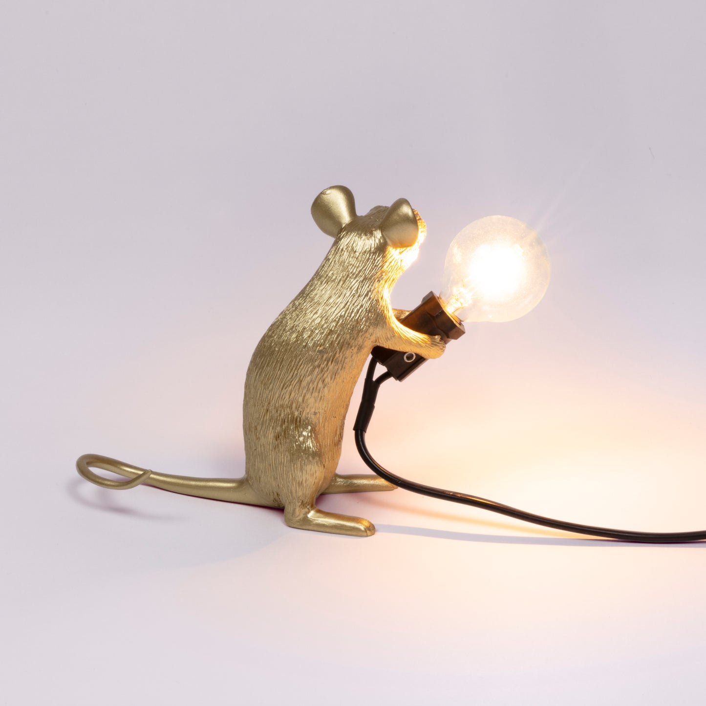 MOUSE LAMP MAC - SITTING GOLD USB - 15231EX