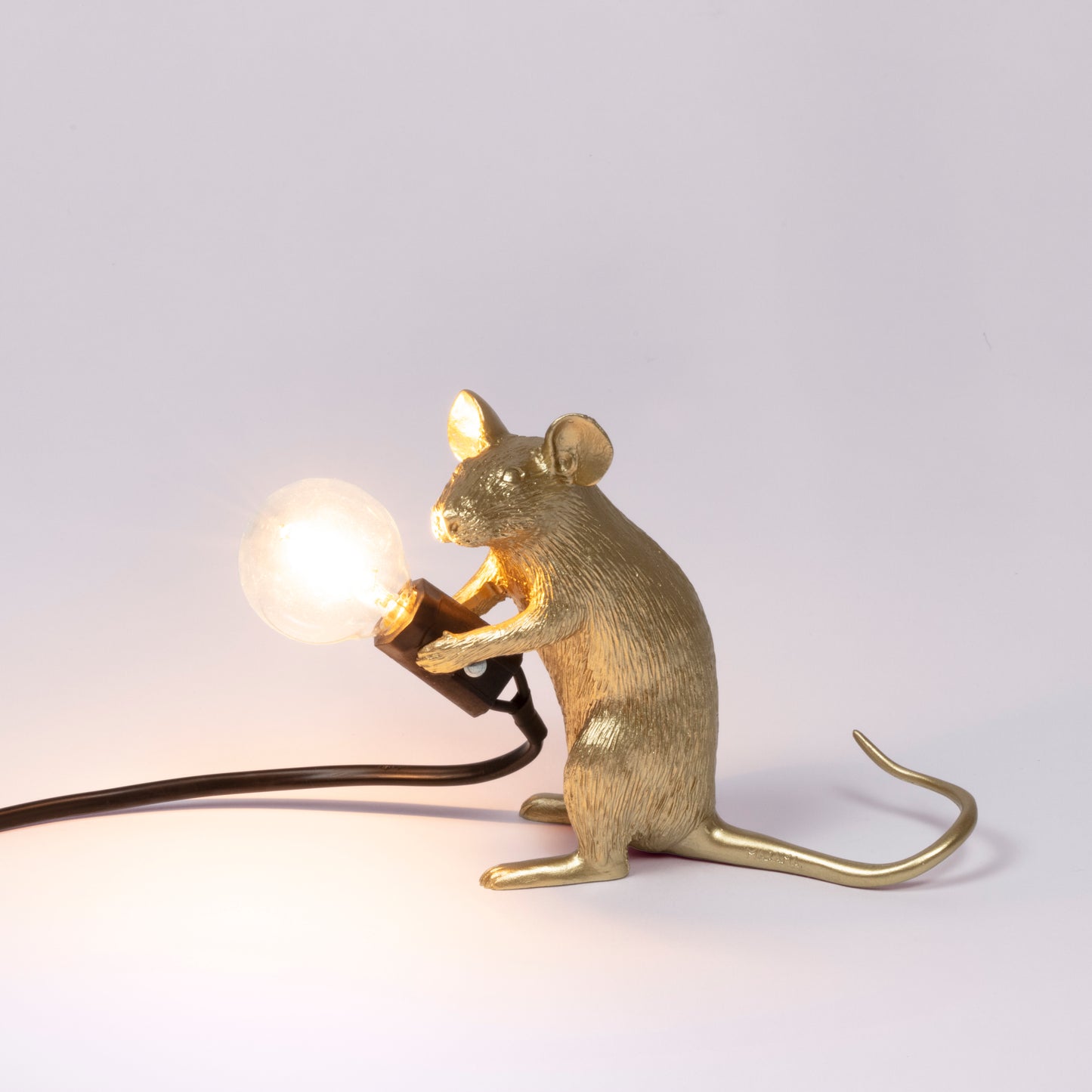 MOUSE LAMP MAC - SITTING GOLD USB - 15231EX