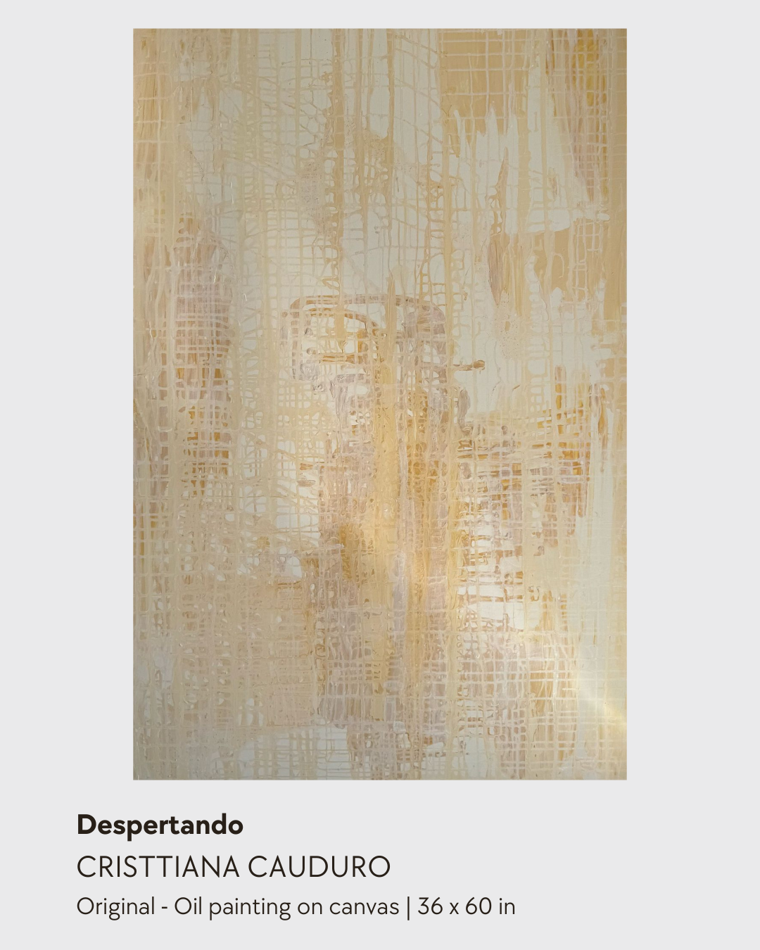 DESPERTANDO- Original - Oil Painting on Canvas