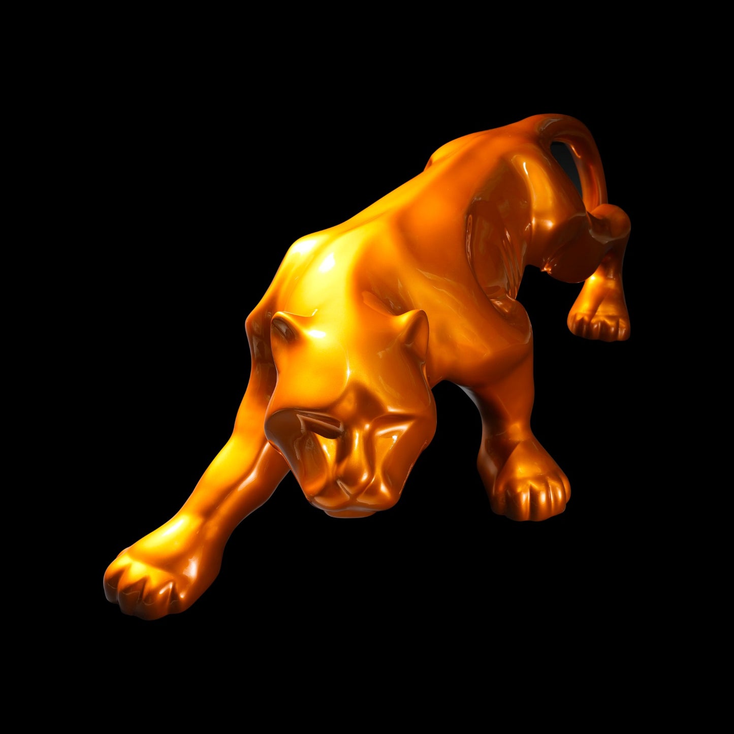JAGUAR - Glossy Bronze - Sculpture