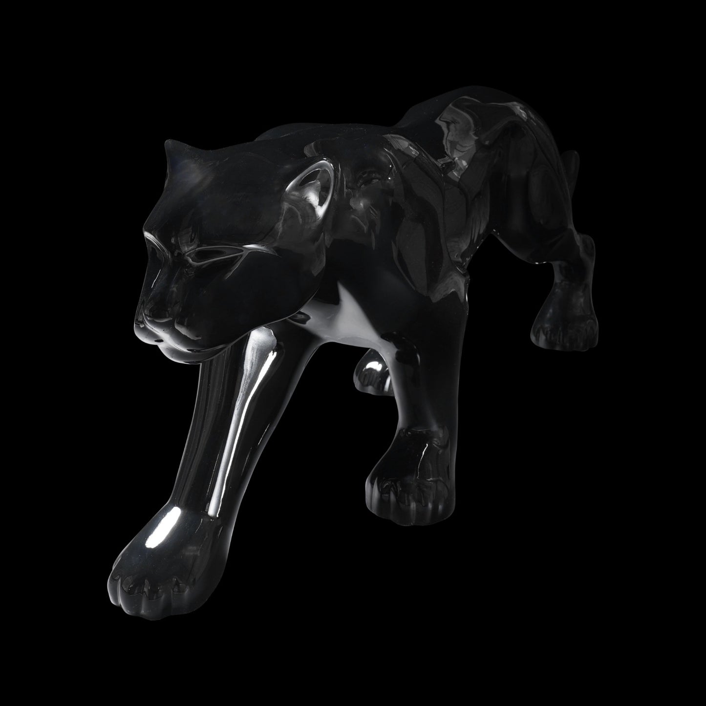 JAGUAR - Glossy Black - Sculpture