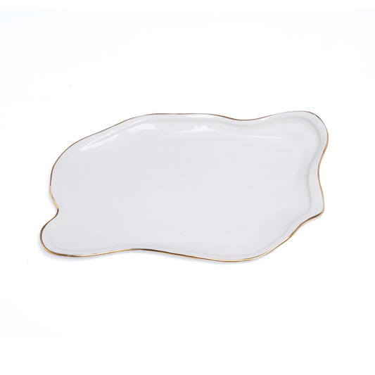 MELTDOWN PORCELAIN TRAY - 09599
