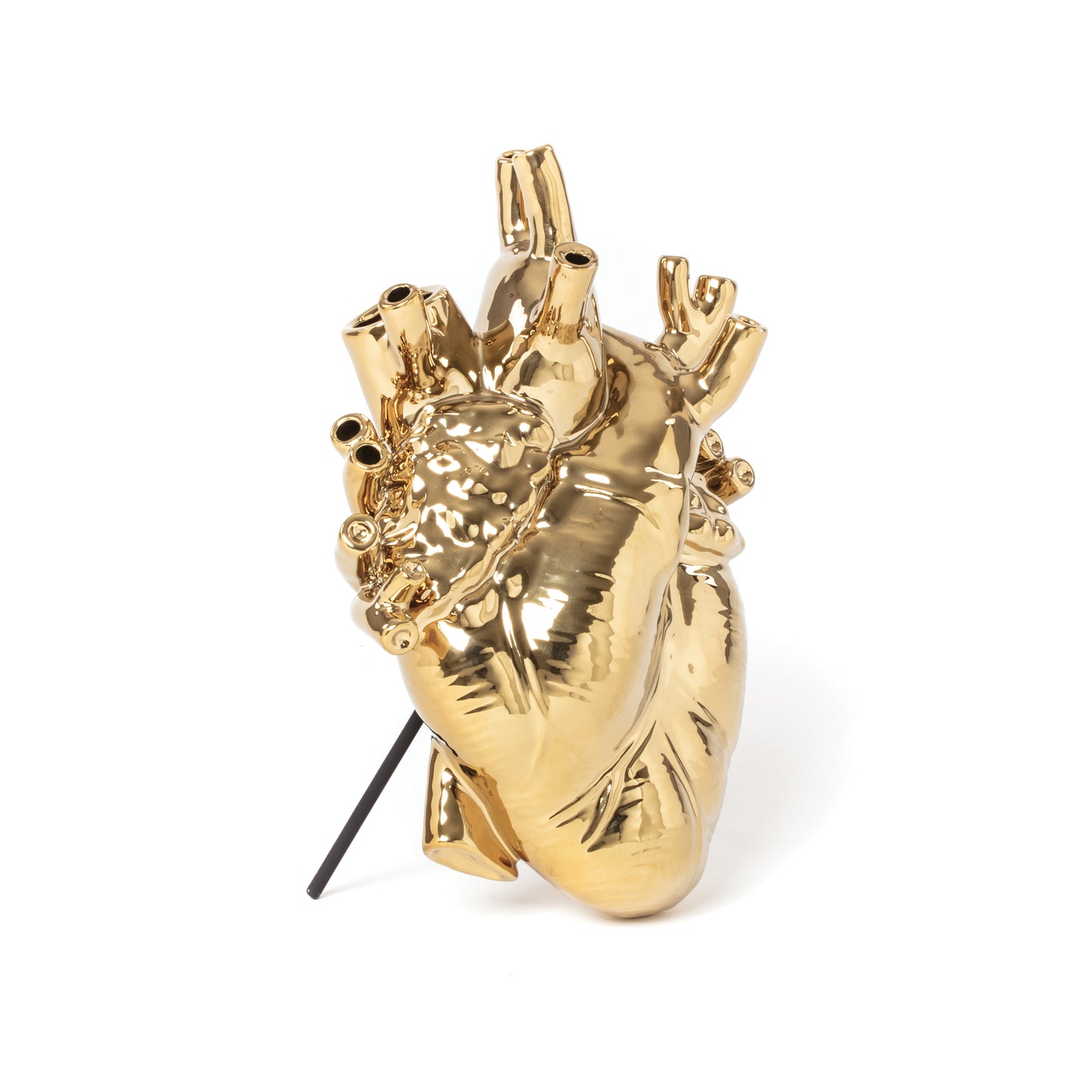 LOVE IN BLOOM GOLD EDITION - PORCELAIN HEART VASE - 09921