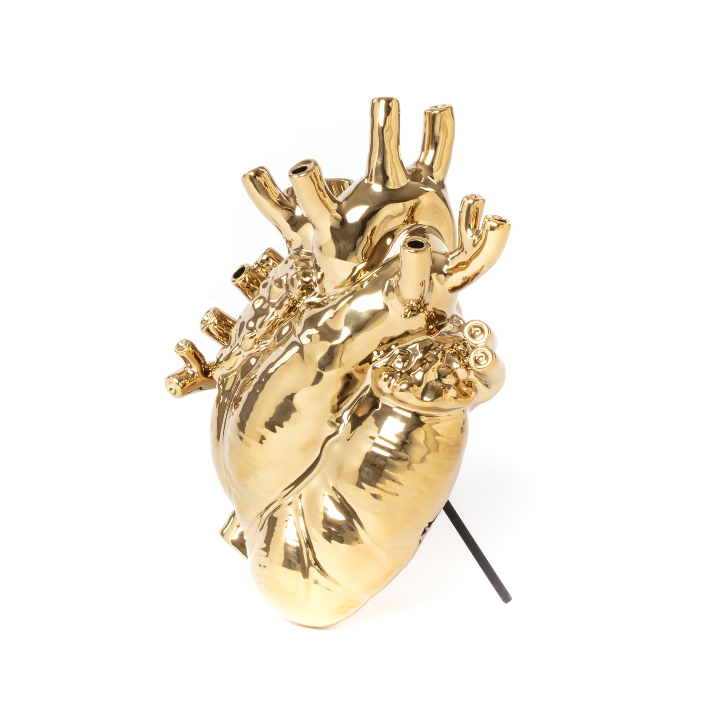LOVE IN BLOOM GOLD EDITION - PORCELAIN HEART VASE - 09921