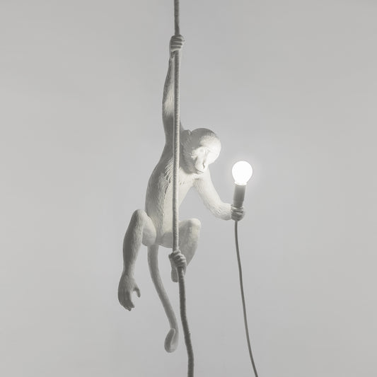 MONKEY LAMP CEILING - WHITE - 14883US