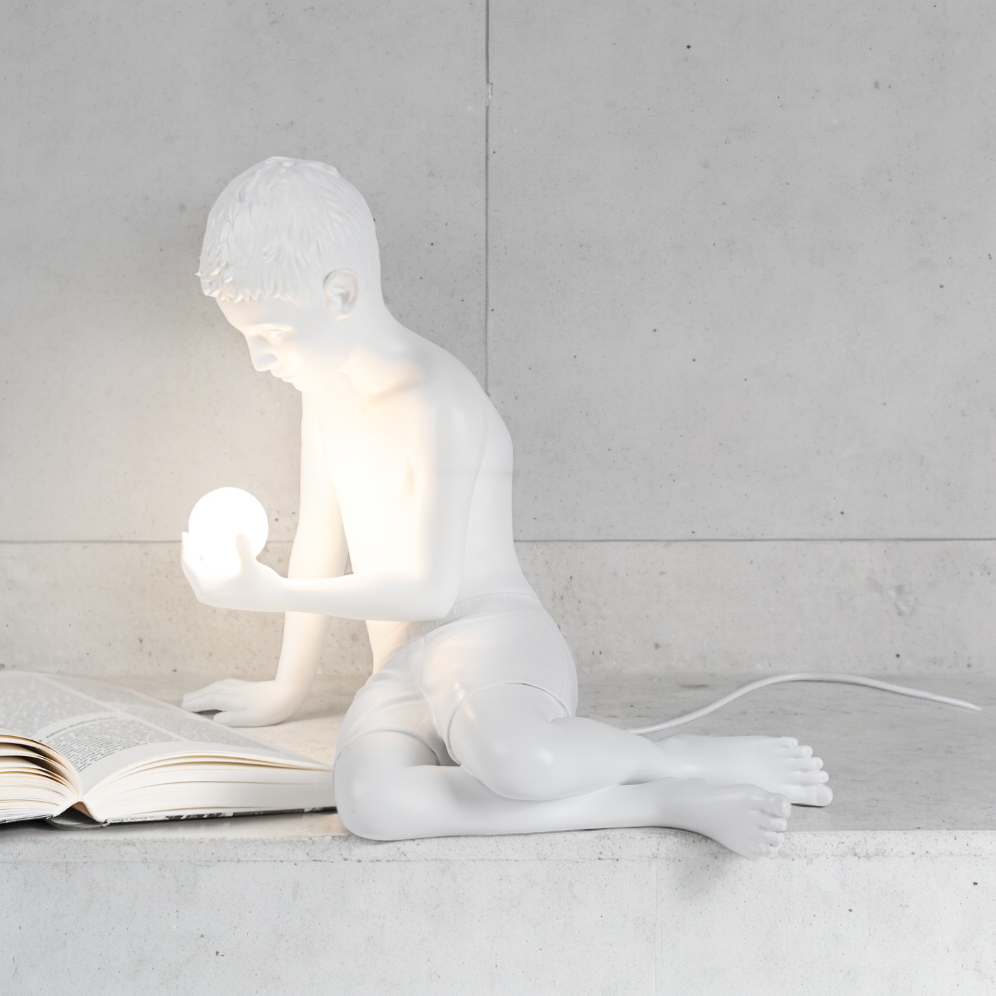 INNER GLOW MINI - BOY - SCULPTURE WITH LED LIGHT - 15322US