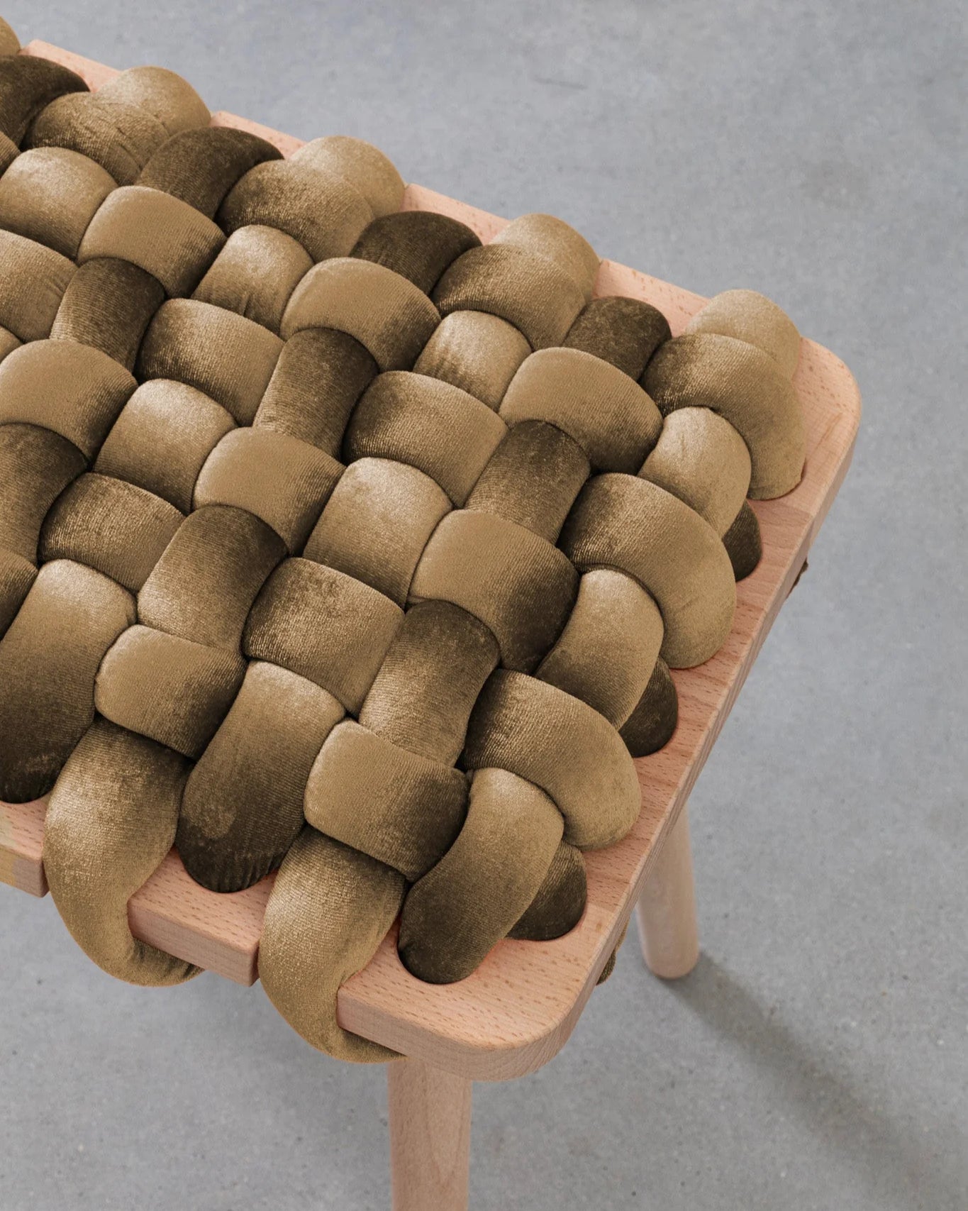 Knot Studio - 17" Woven Stool