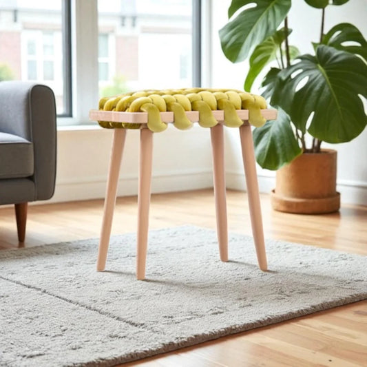 Knot Studio - 17" Woven Stool
