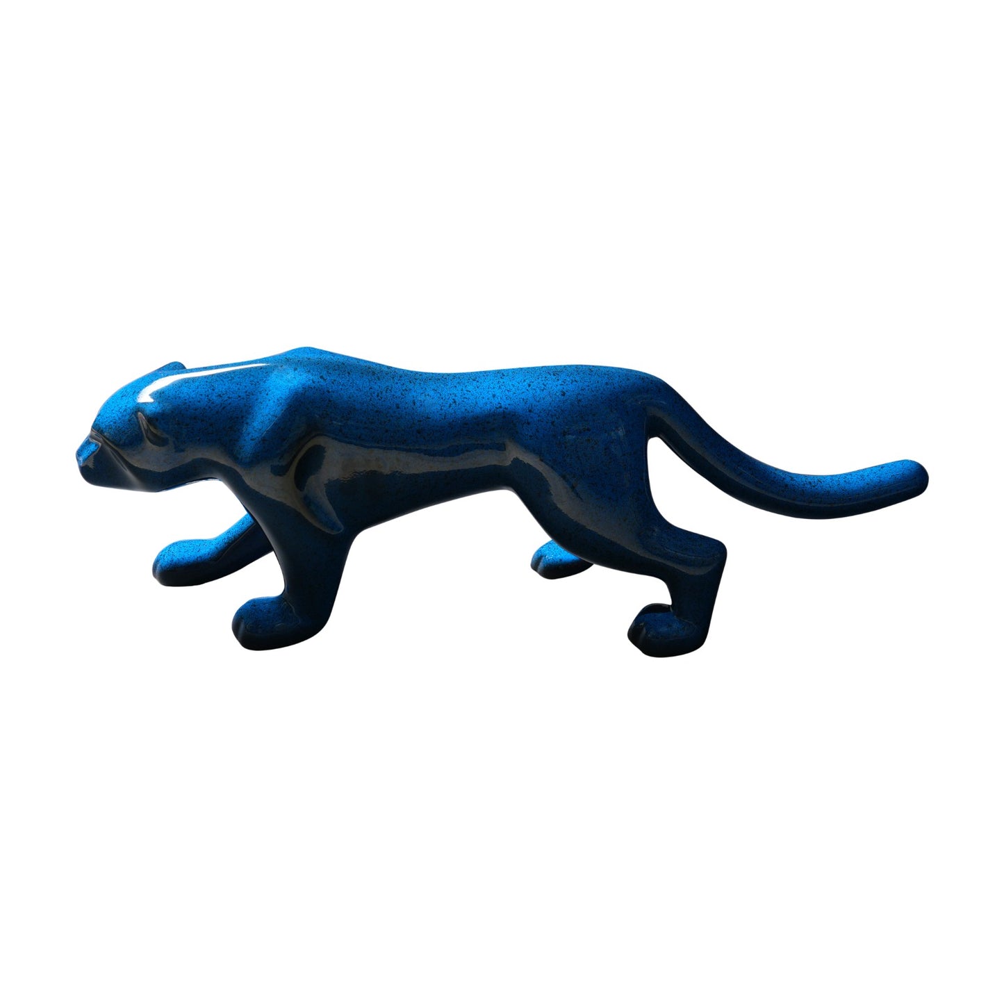 JAGUAR - Glossy Blue with pigments - Sculpture