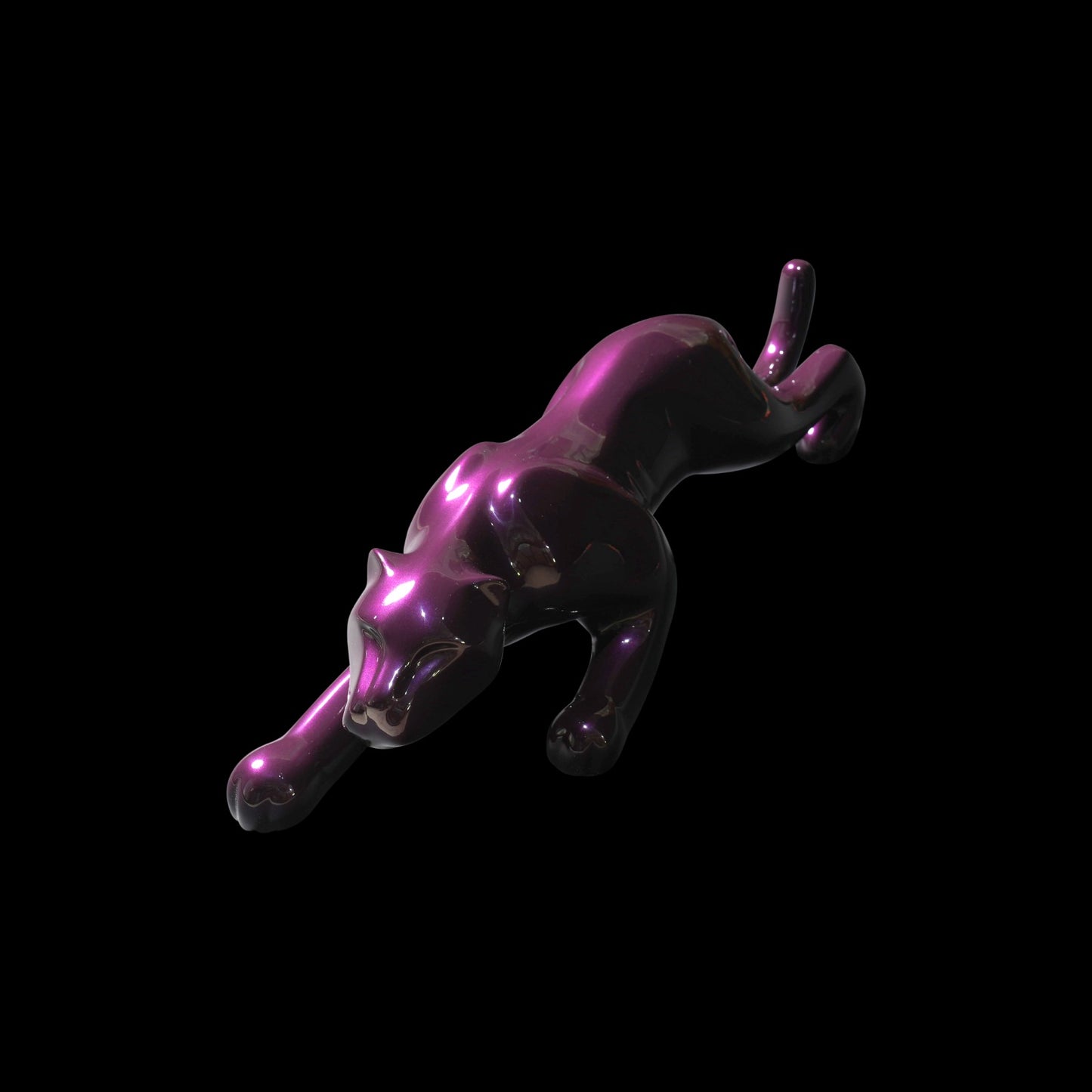 JAGUAR - Glossy Purple - Sculpture