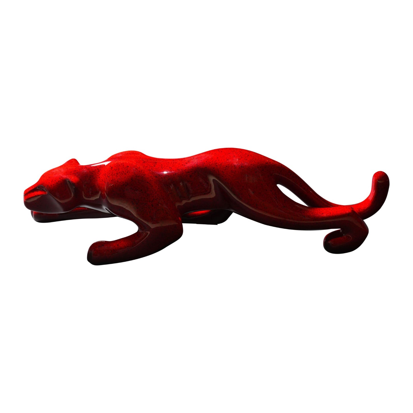 JAGUAR - Glossy Red with Pigments - Sculpture