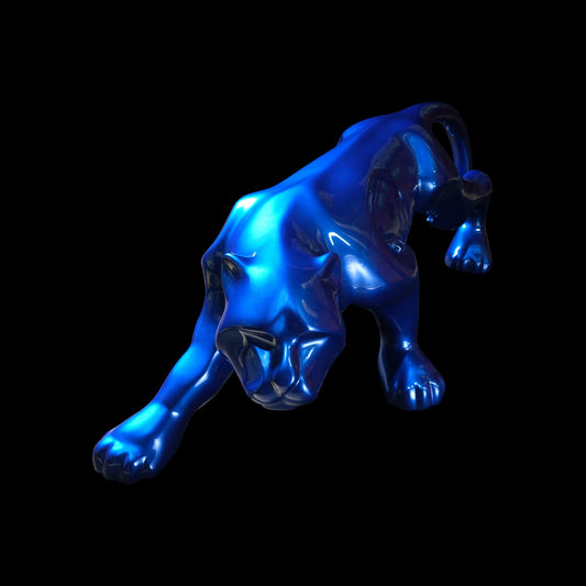 JAGUAR - Glossy Blue - Sculpture
