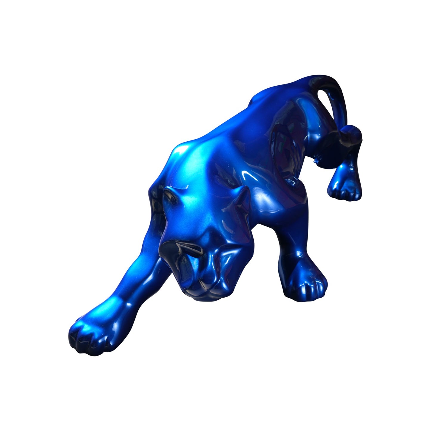 JAGUAR - Glossy Blue - Sculpture