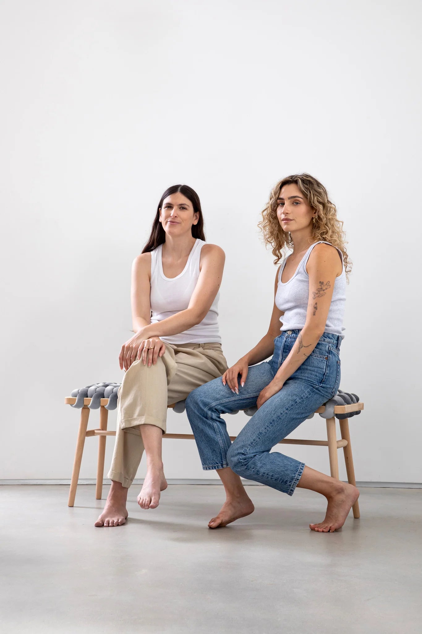 Knot Studio - 37" Woven Stool