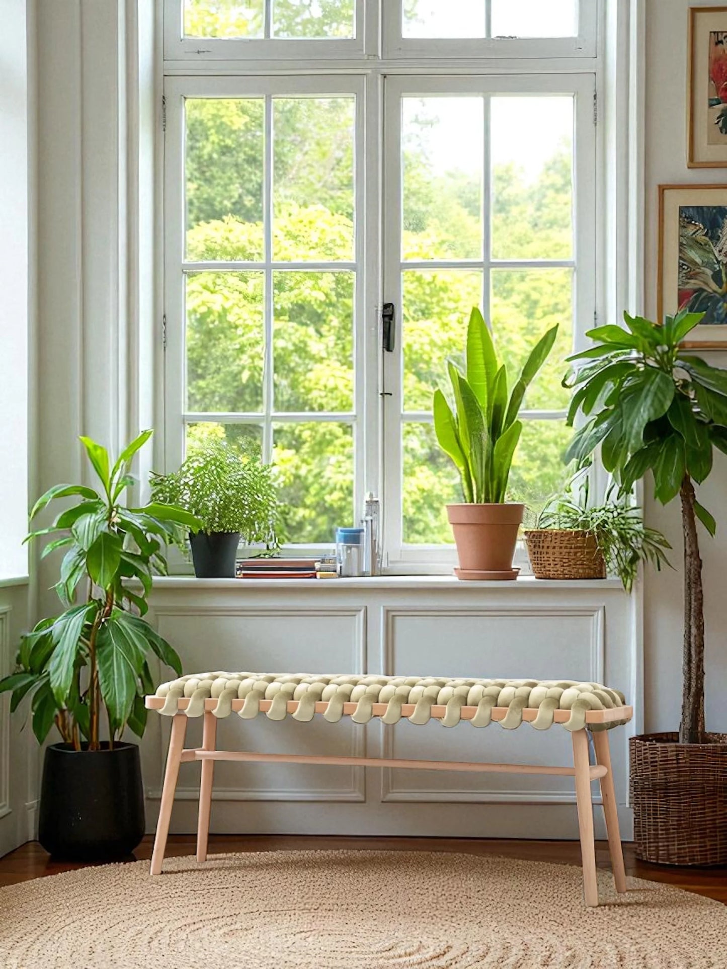 Knot Studio - 37" Woven Stool